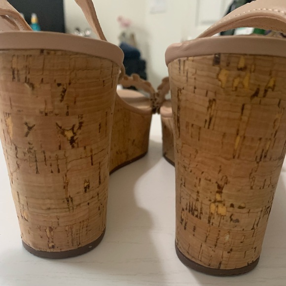 Kate Spade ♠️ nude wedges Size 10 - Picture 3 of 7
